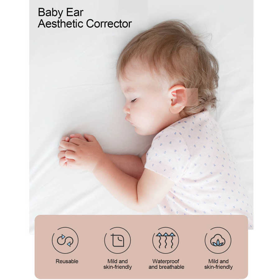 4 x 50cm Silicone Newborn Baby Ear Aesthetic Correctors Kids Infant Protruding Ear Patch Stickers